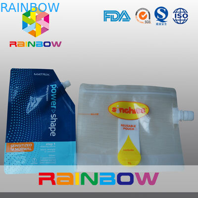 Τοποθετημένες σε στρώματα τσάντες σωλήνων στρώματος ανακυκλωμένες υλικό υγρές με το φερμουάρ για τις παιδικές τροφές