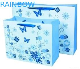 Εκτύπωση της επίπεδης λαβών προσαρμοσμένης η Kraft εγγράφου τσάντας αγορών κοριτσιών τσαντών καλής με την καρδιά