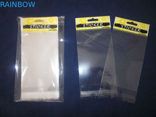 Η κίτρινη εκτύπωση συσκευασίας OPP επικεφαλής τοποθετεί σε σάκκο/η τσάντα βιολοντσέλων OPP με την τρύπα για τη οδοντογλυφίδα