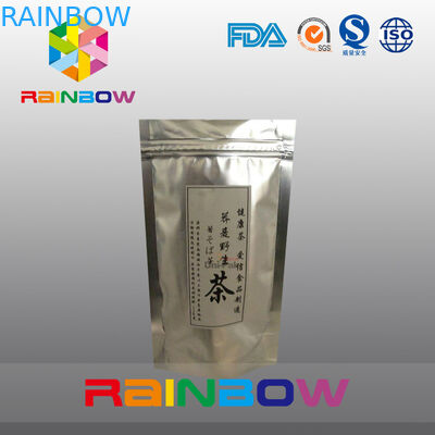 Ασημώνοντας στάση επάνω στις τσάντες τσαγιού που συσκευάζουν, προσαρμοσμένη σακούλα φύλλων αλουμινίου τυπωμένων υλών