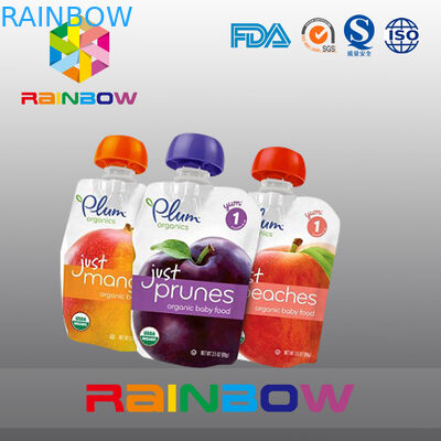 Η στάση ρίχνει επάνω τη σακούλα για την τσάντα σωλήνων μελιού/ζελατίνας/την υγρή τσάντα συσκευασίας