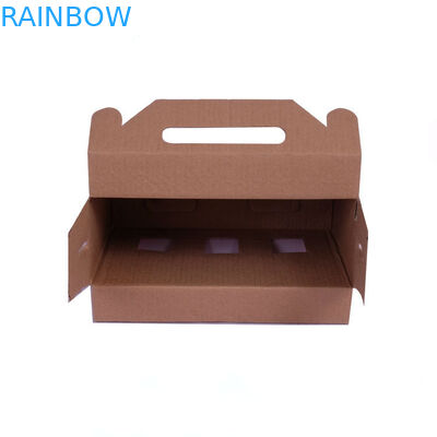 Αυτόματη κλειστή συσκευασία κιβωτίων χαρτιού δώρων, ζαρωμένη χαρτονένια περίπτωση με το παράθυρο