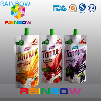 σακούλα σωλήνων παιδικών τροφών επαν-Sequeezed 140ml 200ml με το διπλό φερμουάρ