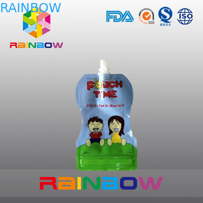 σακούλα σωλήνων παιδικών τροφών επαν-Sequeezed 140ml 200ml με το διπλό φερμουάρ