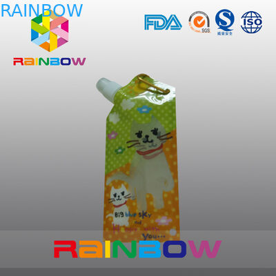 Προσαρμοσμένη τυπωμένη σακούλα σωλήνων στάσεων επάνω επαναχρησιμοποιήσιμη για υγρό