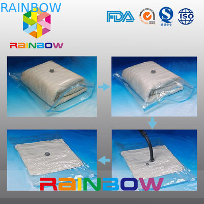 Το σαφές πάπλωμα συμπίεσε τις κενές τσάντες σφραγίδων τροφίμων/τις πλαστικές κενές σακούλες αποθήκευσης Costom