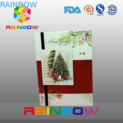 Προσαρμοσμένη κάρτα τέχνης εγγράφου για τις προσκλήσεις χαιρετισμού/γάμου Χριστουγέννων