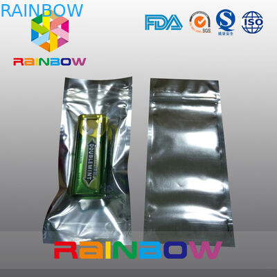 Μπροστινή διαφανής ηλεκτρονική φύλλων αλουμινίου που συσκευάζει την αντιστατική τσάντα με ziplock