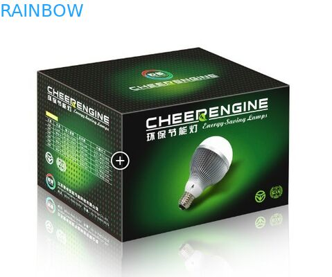 Eco - φιλικό οδηγημένο συσκευάζοντας κιβώτιο εγγράφου λαμπών φωτός με τυπωμένο το συνήθεια λογότυπο