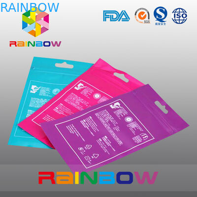 Τσάντες επιγραφών OPP με τη συγκολλητική λουρίδα για τον ιστό/τυπωμένες τσάντες σελοφάν με το λογότυπο