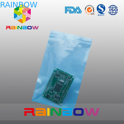 Σαφής πολυ αντιστατική τσάντα για τη συσκευασία ηλεκτρονικών συστατικών/ακουστικών