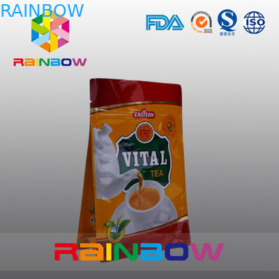 Η συνήθεια τύπωσε τις πλαστικές τσάντες επίπεδων κατώτατων σημείων, κατώτατη τσάντα φραγμών σφραγίδων τετραγώνων με το σαφές παράθυρο