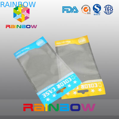 Αυτοκόλλητες επικεφαλής τσάντες σφραγίδων opp, σαφείς πλαστικές συσκευάζοντας τσάντες χαρτικών