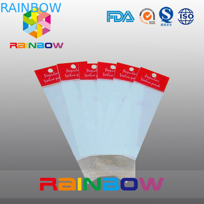 Κόκκινη τσάντα επιγραφών OPP, τυπωμένες τσάντες σελοφάν, επίπεδες πλαστικές τσάντες