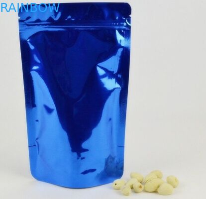 Προσαρμοσμένες σαφείς Ziplock φύλλων αλουμινίου αργιλίου τσάντες/στάση επάνω στη συσκευασία σακουλών φύλλων αλουμινίου