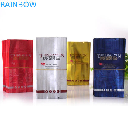 Gravure που τυπώνει τις δευτερεύουσες Gusset συσκευάζοντας τσάντες τσαγιού φύλλων αλουμινίου κινεζικές 10g 12g