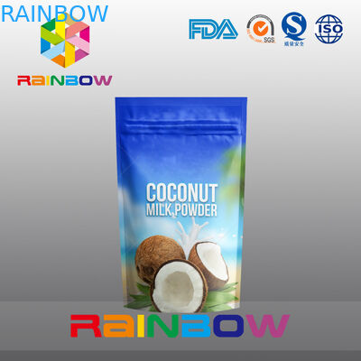 Ziplock gusset σκονών φύλλων αλουμινίου αργιλίου οι πρωτεϊνικές συσκευάζοντας κατώτατο τσάντες στέκονται επάνω