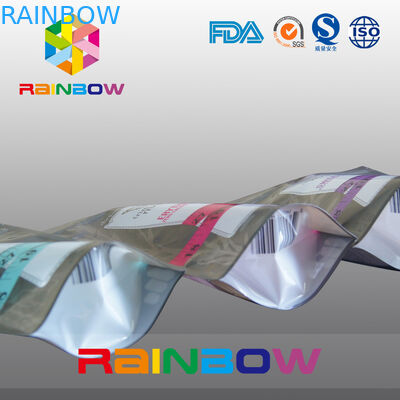 Πλαστικές ziplock κατώτατο gusset τσάντες για τη συσκευασία ζάχαρης/καραμελών/καρυκευμάτων