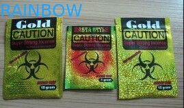 Τυπωμένες συνήθεια πλαστικές τσάντες φερμουάρ/τσάντες ποτ πουρί καρυκευμάτων ΚΑΤΙΟΝΤΩΝ