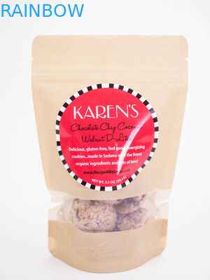 Η συνήθεια τύπωσε τις Resealable ευθυγραμμισμένες φύλλο αλουμινίου πλαστικές σακούλες μπισκότων που συσκευάζουν Ziplock τη στάση επάνω στη σακούλα