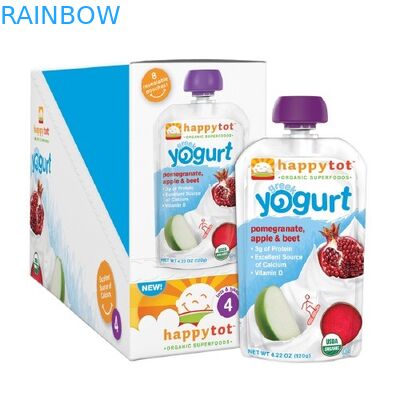 Μόνες μόνιμες πλαστικές σακούλες που συσκευάζουν τις συσκευάζοντας σακούλες παιδικών τροφών γιαουρτιού σακουλών σωλήνων