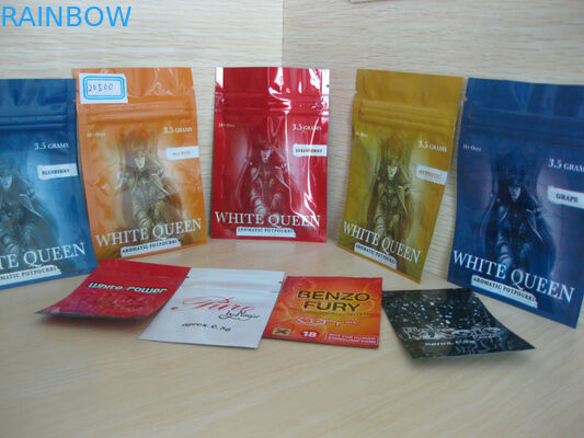 Ziplock φύλλων αλουμινίου αργιλίου τσάντες βοτανικής συσκευασίας θυμιάματος/άκαπνων καπνών/καπνών μασήματος