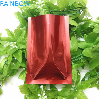 Τυπωμένη συνήθεια Ziplock Mylar τσάντα Mylar τσαντών κόκκινη με το μέγεθος στάσεων για τη συσκευασία αποθήκευσης τροφίμων