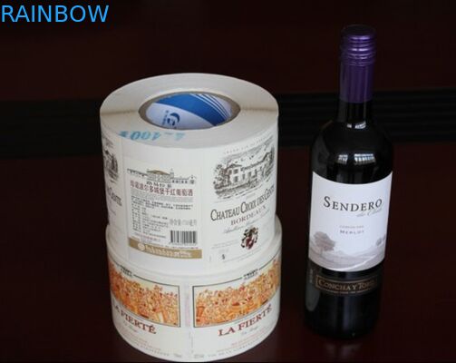 Το προσαρμοσμένο αδιάβροχο κόκκινο κρασί σχεδίου συρρικνώνεται την αυτοκόλλητη ετικέτα μπουκαλιών ετικετών μανικιών