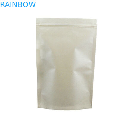 Τυπωμένο συνήθεια Resealable τυπωμένο παράθυρο τσαντών εγγράφου της Kraft για τους σπόρους εγκαταστάσεων