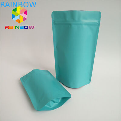 Φυσικές πράσινες τσάντες τσαγιού που συσκευάζουν μόνο μόνιμο Ziplock επιφάνειας μεταλλινών