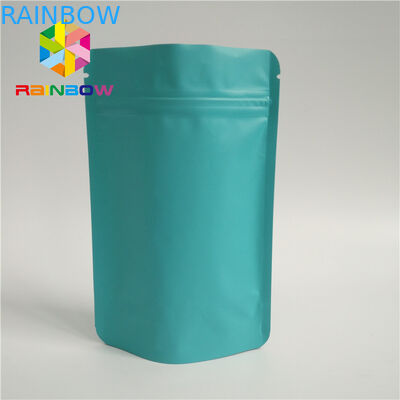 Φυσικές πράσινες τσάντες τσαγιού που συσκευάζουν μόνο μόνιμο Ziplock επιφάνειας μεταλλινών