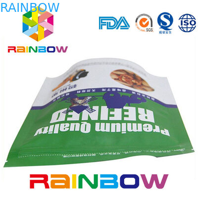 Προσαρμοσμένες τυπωμένες φερμουάρ σακουλών καρυδιών πακέτων Doy συσκευάζοντας και εγκοπή δακρυ'ων