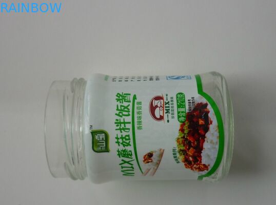 Η αδιάβροχη θερμότητα PVC συρρικνώνεται τις ετικέτες για το μπουκάλι γυαλιού τυριών Beancurd σάλτσας