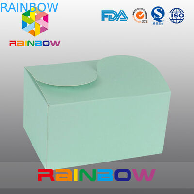 Πράσινο κιβώτιο εγγράφου της Kraft για τη συσκευάζοντας δώρων, προσαρμοσμένα εκτύπωση και μέγεθος