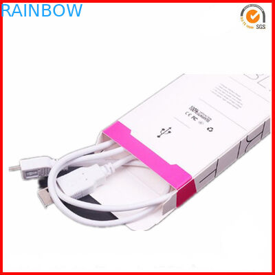 Πτυσσόμενο εγγράφου συσκευάζοντας κιβώτιο φορτιστών αυτοκινήτων κιβωτίων συσκευάζοντας με το τυπωμένο λογότυπο