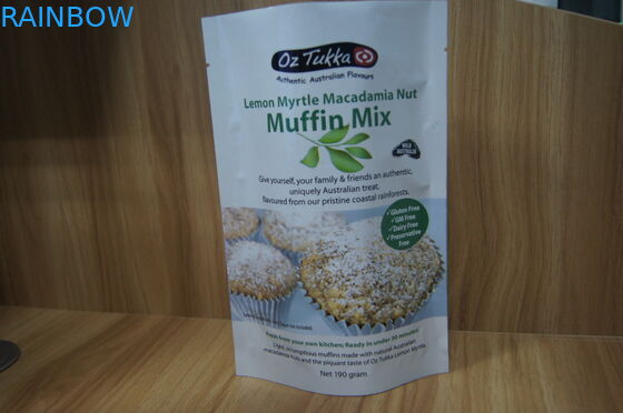 Στάση επάνω πλαστικό πρωτεϊνικό σκονών/ζάχαρης/γλυκαντικών ουσιών Ziplock τσαντών συνήθειας συσκευάζοντας