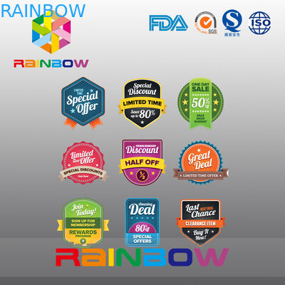 Ετικέτα εγγράφου αυτοκόλλητων ετικεττών μαγνητών εγγράφου, ανώμαλη ετικέτα κρασιού οθόνης μεταξιού για την υγιεινή διατροφή