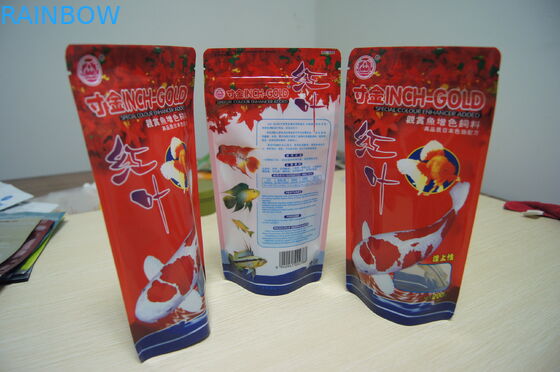 Ζωηρή τυπωμένη στάση επάνω στη σακούλα συσκευασίας τροφίμων της Pet δολώματος ψαριών φύλλων αλουμινίου αργιλίου κλειδαριών φερμουάρ