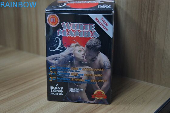 Φύλων αυξήσεων χαπιών επίδειξης εγγράφου κιβώτια κιβωτίων και μαύρα πάνθηρων καρτών