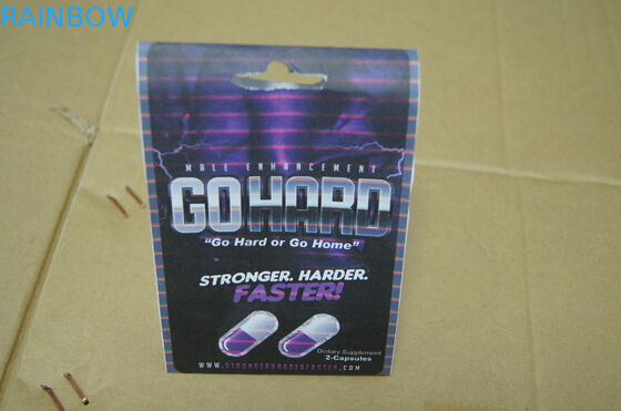 Μαύρο χάπι φύλων πάνθηρων/συσκευάζοντας και κρεμώντας φουσκάλα Sporttape/ευκίνητων κιβωτίων εγγράφου ταινιών