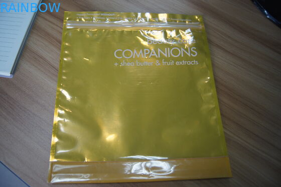 Διαφανής μπροστινή πλαστική καλλυντική συσκευάζοντας τσάντα επίδειξης με το φερμουάρ