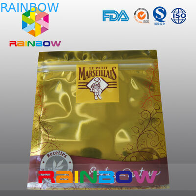 Χρυσή αντιστατική τσάντα/ESD που προστατεύει την ηλεκτρονική συνήθεια τσαντών φερμουάρ προϊόντων