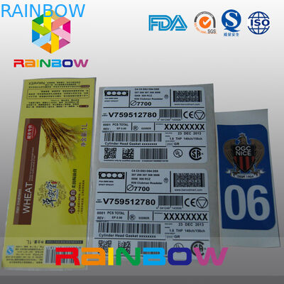 Οι προσαρμοσμένες σαφείς ετικέτες/αυτοκόλλητη ετικέττα συρρικνώνονται τις ετικέτες μανικιών για την τσάντα, κιβώτιο, κάρτα