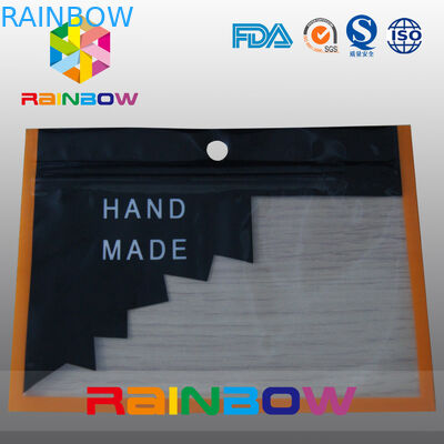 Ziplock Mylar πλαστικές σακούλες τσαντών που συσκευάζουν με το διαφανές παράθυρο για τα αγαθά