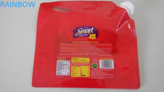 4.5L μεγάλη κόκκινη συσκευασία σακουλών σωλήνων