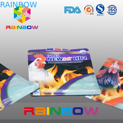 Στάση επάνω στη ζωική τσάντα τροφίμων Tukey φύλλων αλουμινίου αργιλίου σακουλών τροφίμων Zpilock Pet