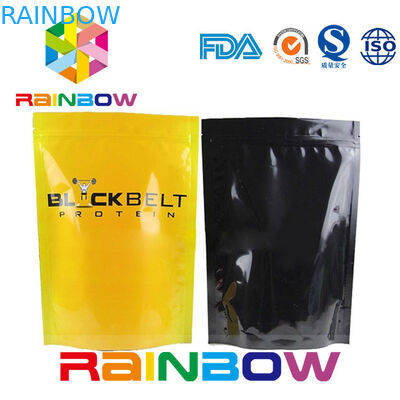 Στιλπνή στάση επάνω στη συσκευάζοντας τσάντα σκονών κλειδαριών φερμουάρ σακουλών φύλλων αλουμινίου αργιλίου συμπληρωμάτων