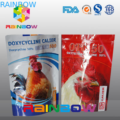 Συνήθεια η στάση λογότυπών σας επάνω στη Pet/σακούλα αποθήκευσης τροφίμων Tukey με το φερμουάρ