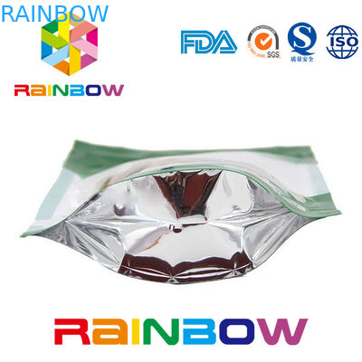 Λείανση της τυπωμένης αργιλίου φύλλων αλουμινίου σακούλας Packaigng σκονών ορρού γάλακτος πρωτεϊνικής με το φερμουάρ