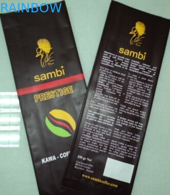 Δευτερεύουσα Gusset συσκευασία σακουλών φύλλων αλουμινίου σακουλών αποθήκευσης καφέ φύλλων αλουμινίου αργιλίου με τη βαλβίδα